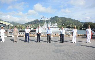 President Ramkalawan witnesses the commissioning of SCGS Zoroaster