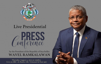 President Ramkalawan to hold live Presidential Press Conference on 5 August 2021