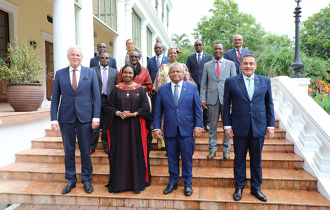 President Ramkalawan receives delegation of UN Country Representatives at State House