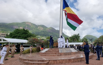 29th Anniversary of Seychelles’ Constitution  Constitution Day Celebrations commemorated by flag hoisting ceremony