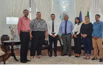 President Ramkalawan meets members of LGBTI Seychelles