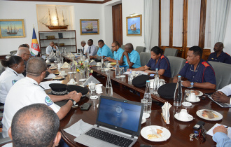 The President chairs second follow up meeting following fire on the landfill