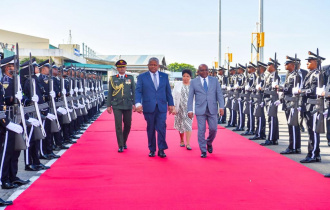 President Ramkalawan and First Lady arrive in Maldives for State Visit