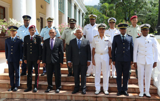 President Ramkalawan promotes and commissions new SDF Officers