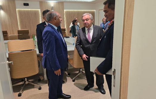 Seychelles meeting with UN Secretary General, AOSIS meetings for heads of Government