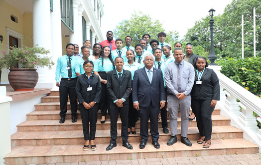 President Ramkalawan Hosts Historic Dialogue with Seychelles National Youth Assembly