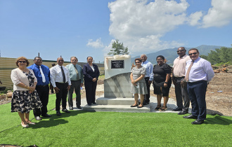 Foundation Stone Laid for New Anse Aux Pins Health Centre on Ile Soleil