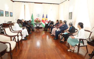 President Ramkalawan Welcomes Delegation from African Commission on Human and Peoples' Rights