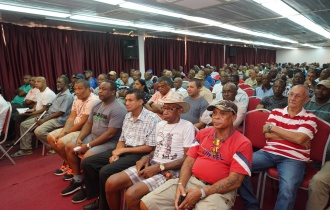 President Faure meets with members of the Association for Former Members of the Seychelles Defence Force