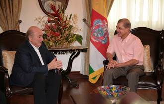 President Receives Fifa President