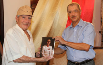 President Michel launches the book: ‘Albert René  - The Father of the Modern Seychelles’