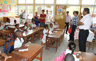 President Faure Visits Community Services on La Digue