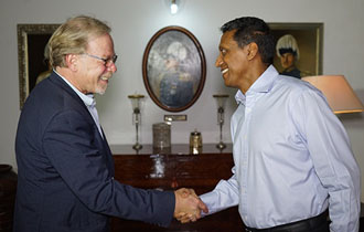 Courtesy call by Country Director for Seychelles at the World Bank