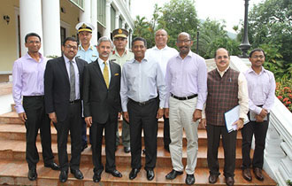 President Faure receives Foreign Secretary of Republic of India