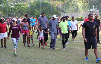 President Faure meets citizens on Praslin