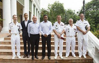 Visite de courtoisie à State House - Echanges entre le Président Faure et le Commandant Supérieur des FAZSOI