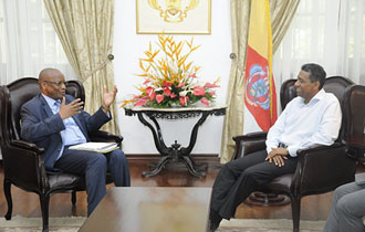 President Faure receives World Bank Executive Director