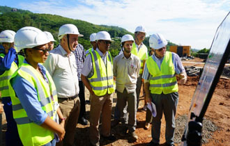 President Faure visits La Gogue Dam