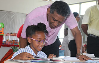 President Faure visits Baie Lazare Crèche and Primary School